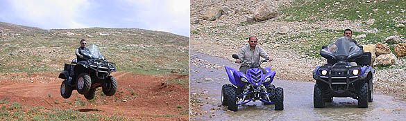 ATV in Baalbek Bekaa Lebanon